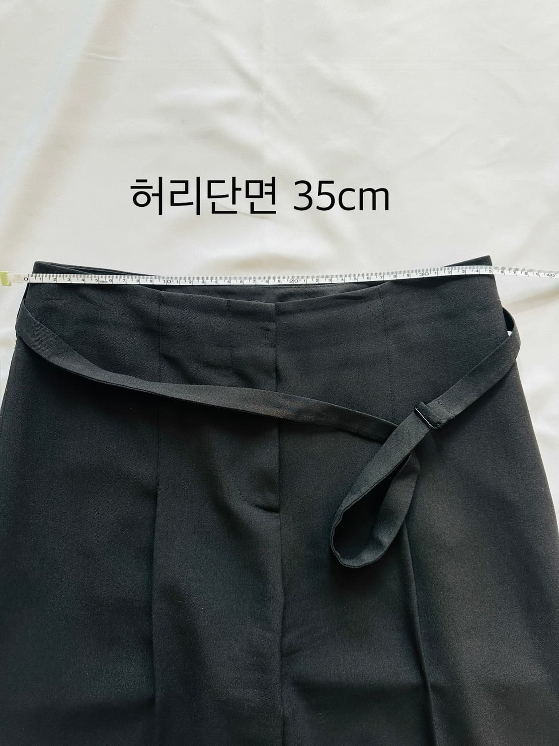 잇미샤 원턱 와이드 팬츠 블랙 55 상품이미지6