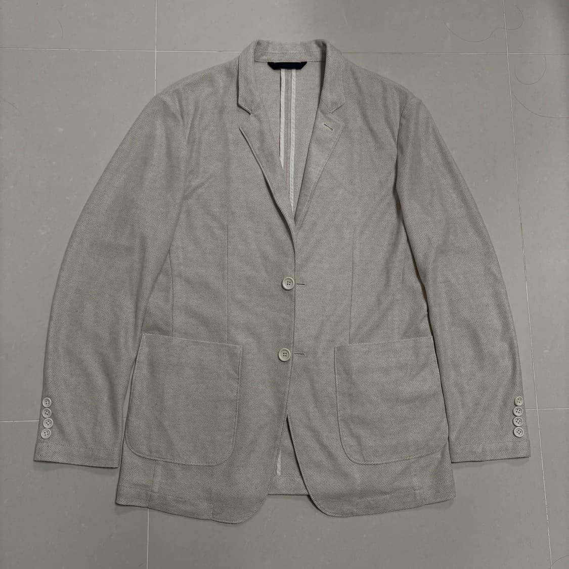 정품 시리즈 에피그램 베이지 린넨 블레이저 자켓 상품이미지2