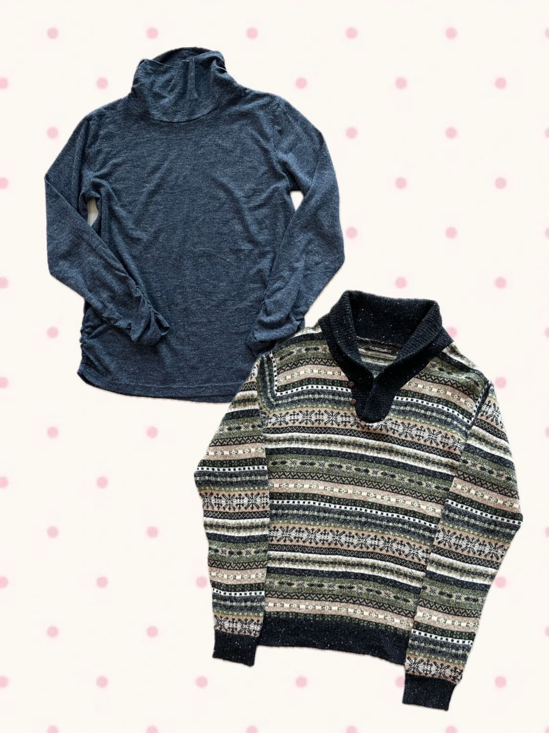 jpn 키치 러힙 웨스턴 괴짜 레이어드 상의세트 상품이미지8