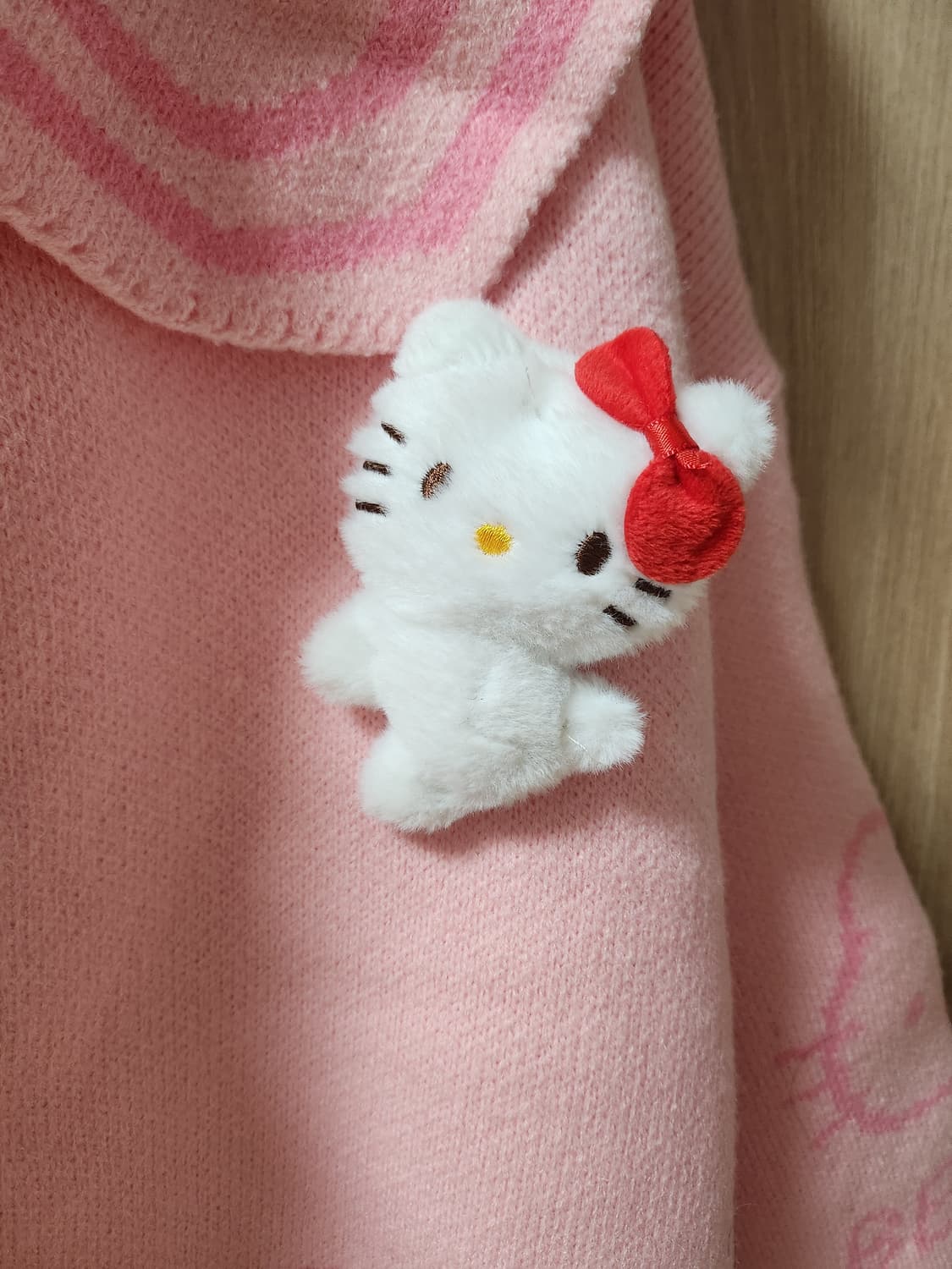 헬로키티 핑크 진주 세일러 가디건 상품이미지3