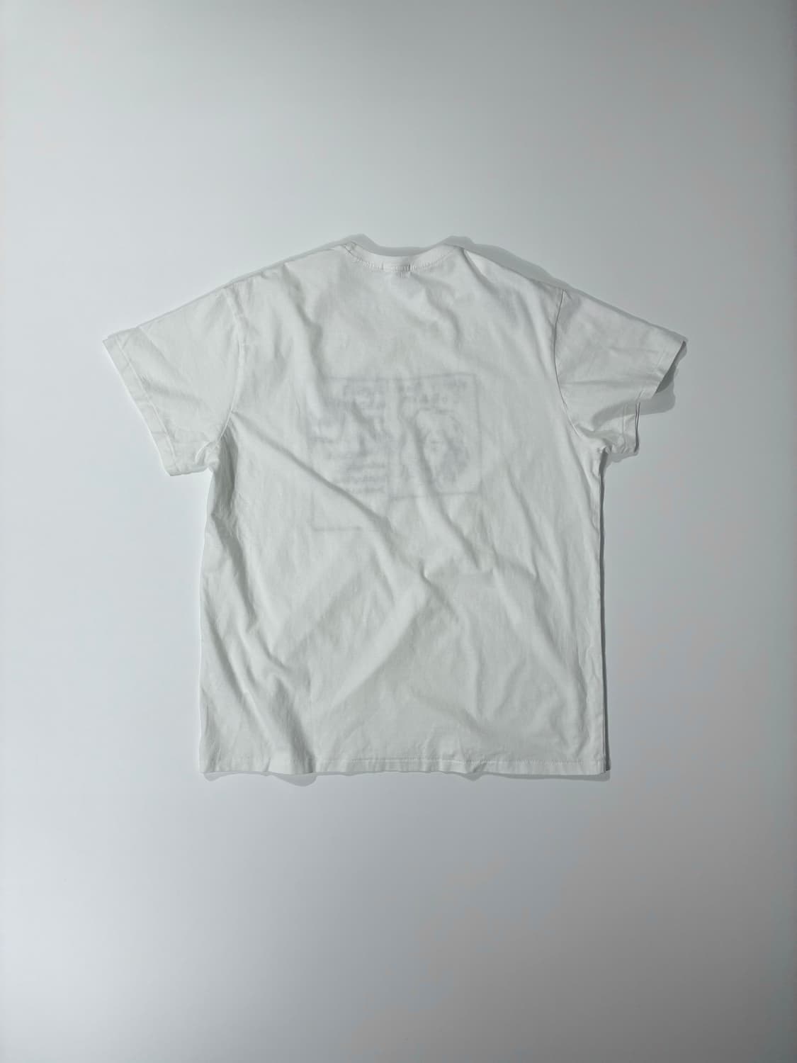 R13 알써틴 커트 코베인 두들 보이 티셔츠 화이트 L사이즈 상품이미지3