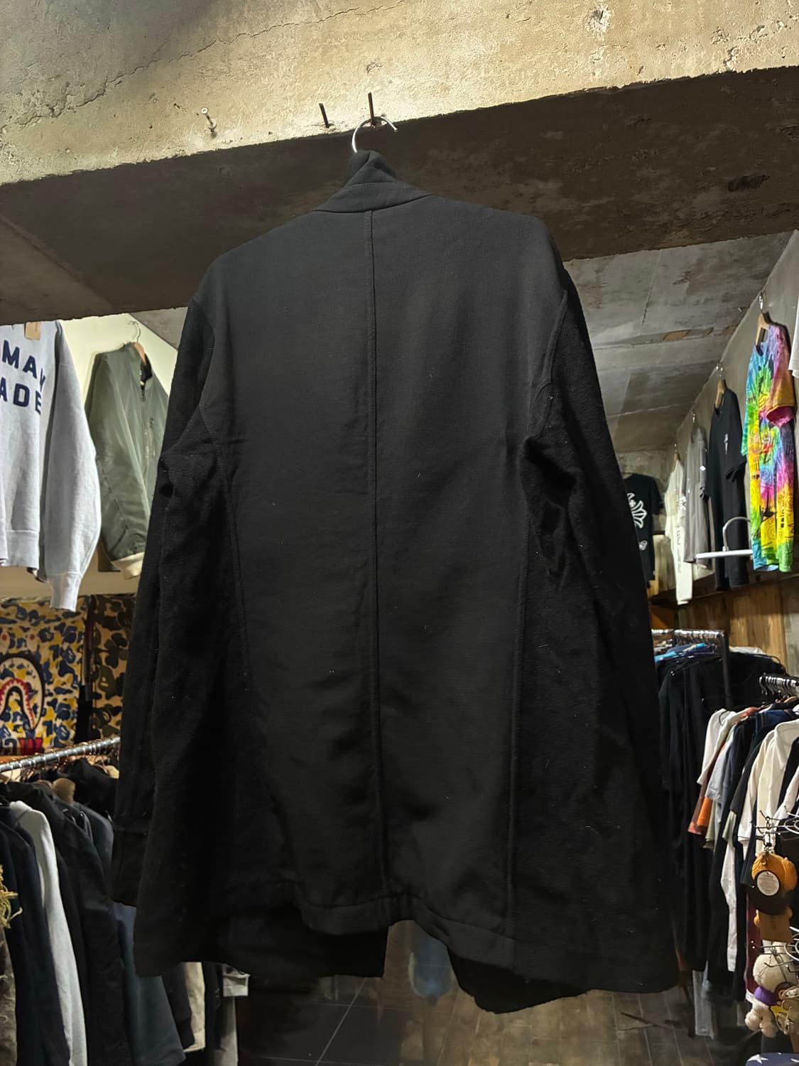 armani 아르마니 모직 & 코튼 믹스 더블 하프 코트  상품이미지3