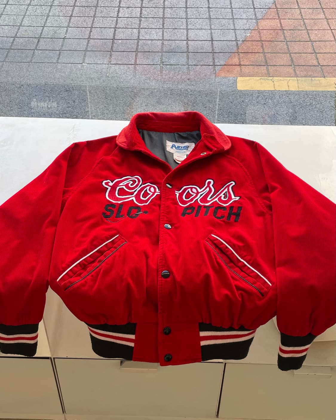80-90’s Canada corduroy varsity jkt 바시티 상품이미지5