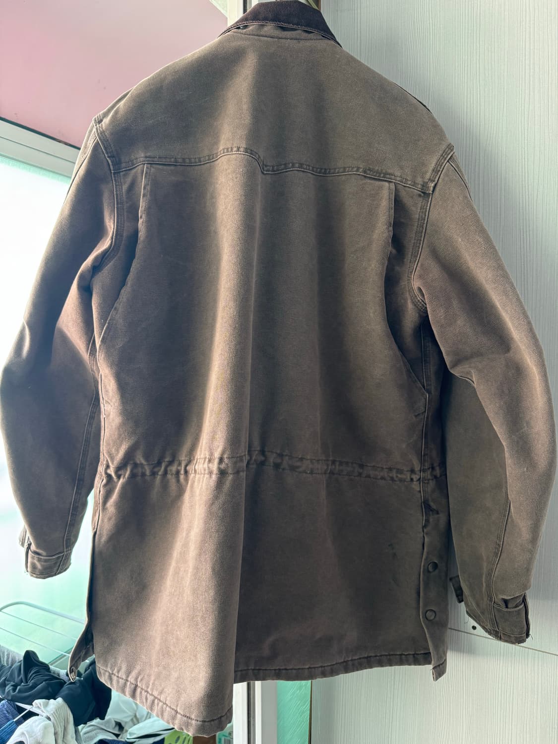 칼하트Carhartt 초어 코트 자켓 C52 브라운 L 디트로이트  상품이미지2