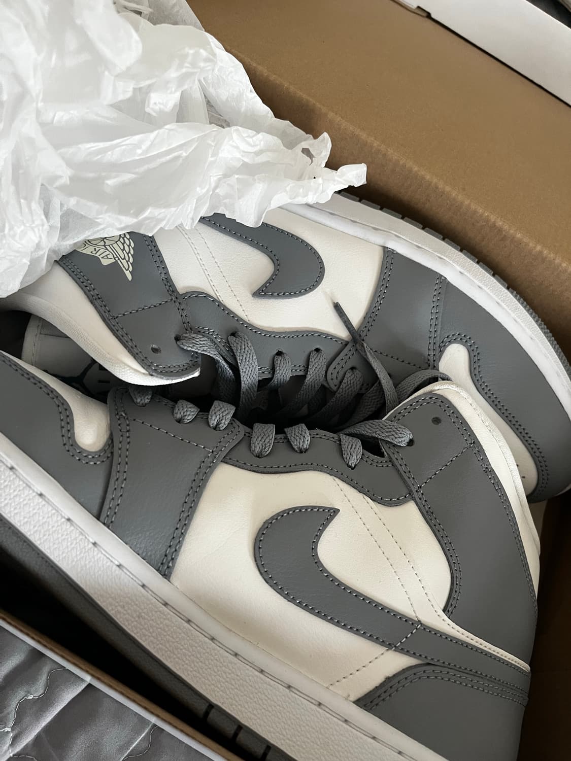 Jordan 1 Mid Sail Stealth 상품이미지2