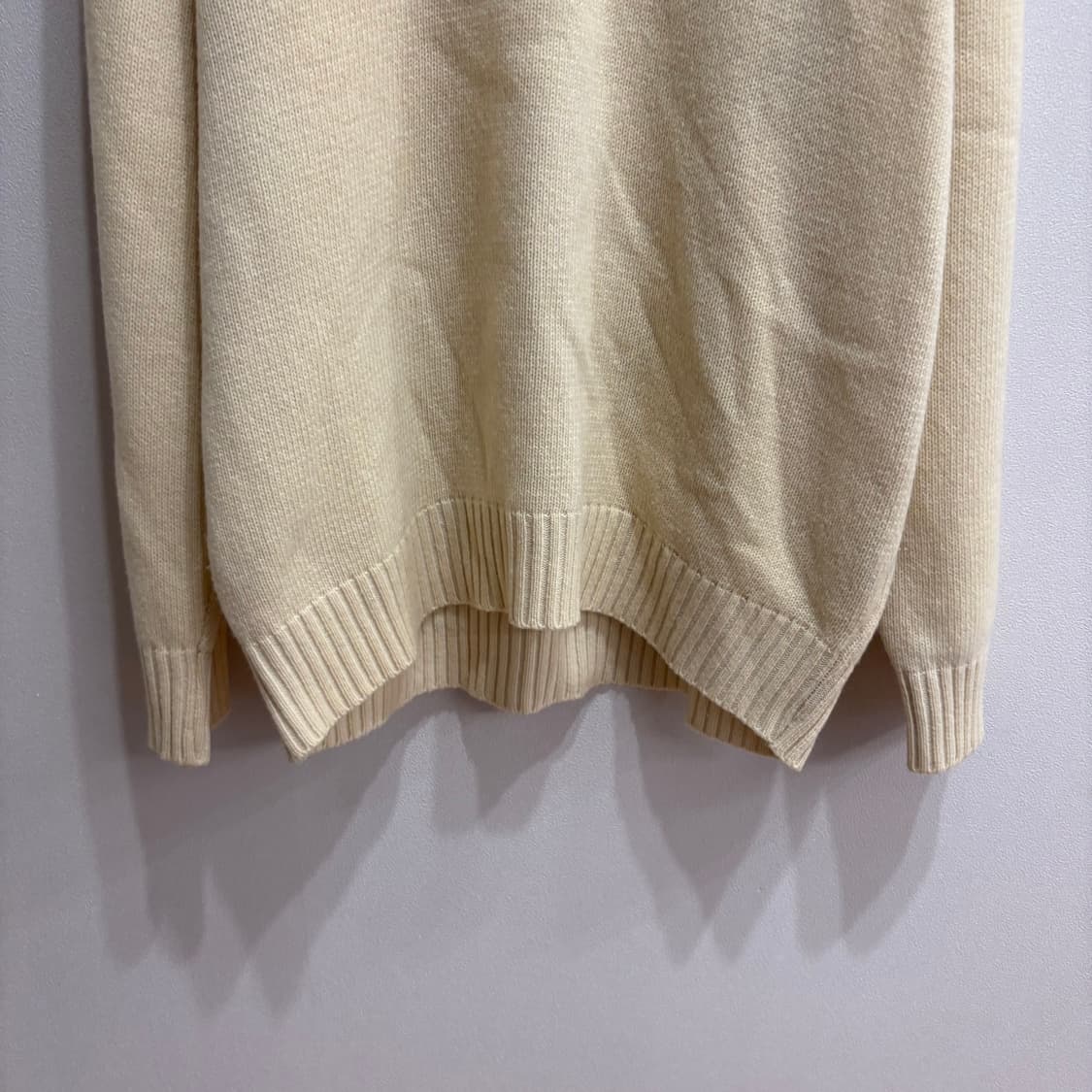 폴로 랄프로렌 V넥 니트 아이보리 L 상품이미지2