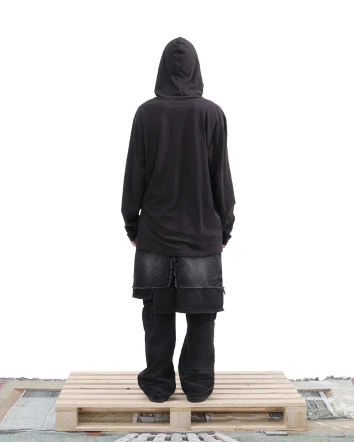 ecrzn 에크라손 UNDER ONES HOOD BLACK 상품이미지3