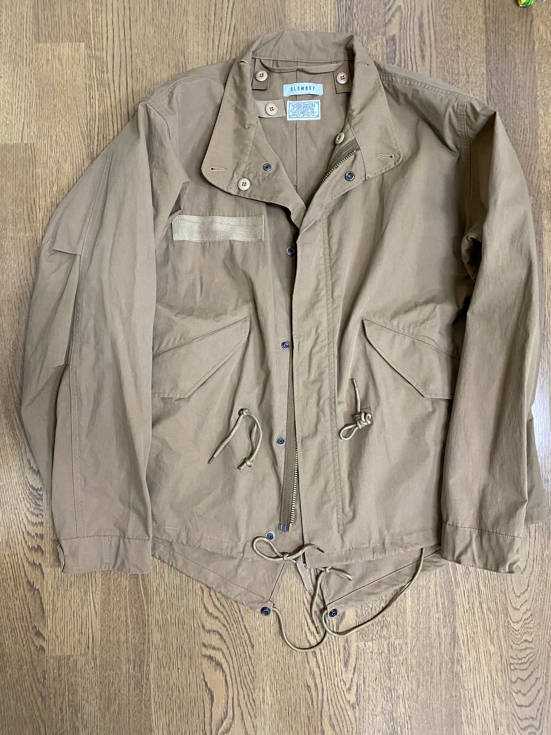 SLOWBOY 브론슨 베이지 야상 자켓 xl 상품이미지1