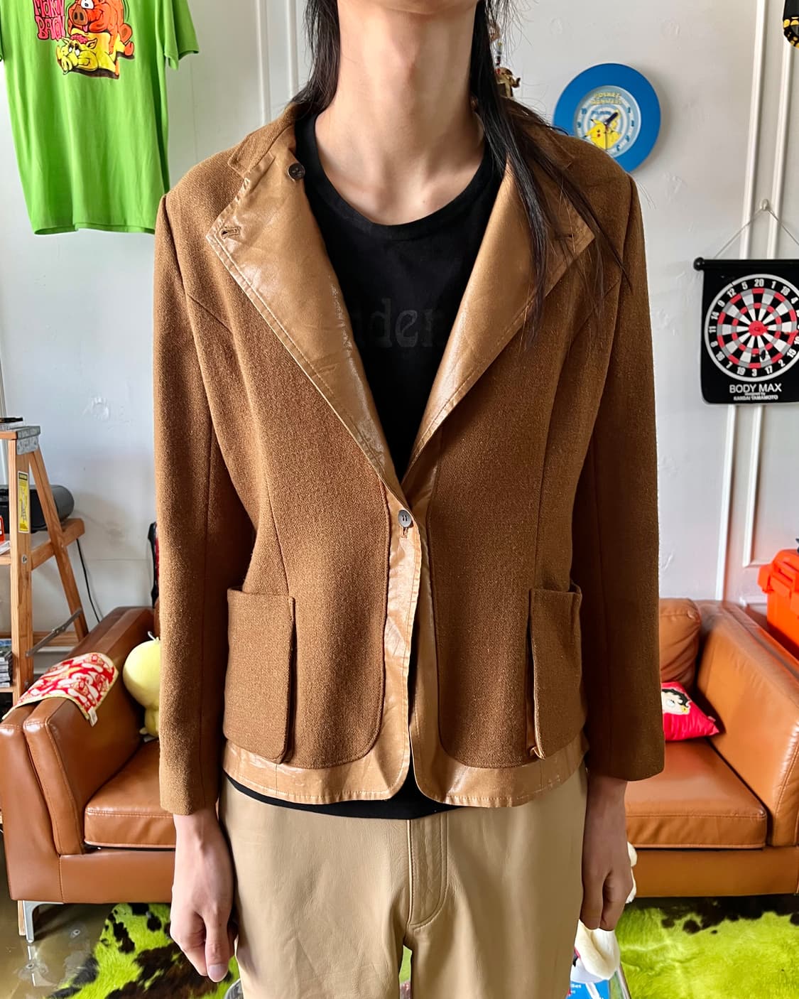 HIROKO BIS Vintage 2-Way Wool Jacket 상품이미지2