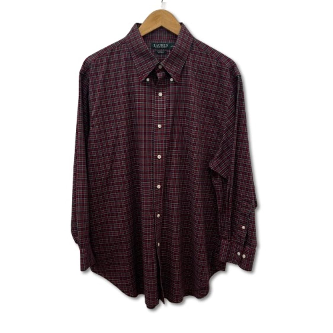 폴로 랄프로렌 LAUREN 클래식 체크 버튼다운셔츠 상품이미지1