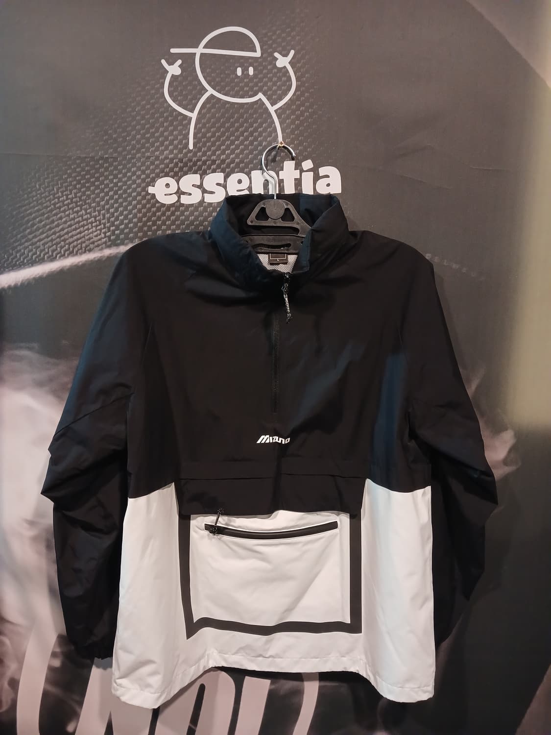 미즈노 후드내장 반집업 바람막이 아노락 상품이미지1