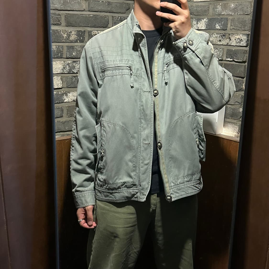 XL) UNDERWOOD 코튼 해링턴 자켓 상품이미지8