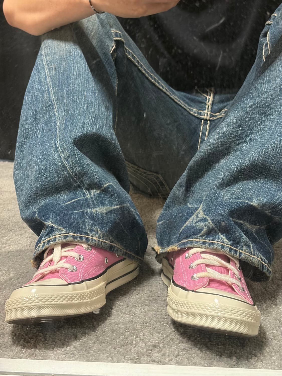 컨버스 척 70 로우 265 핑크 (새상품) 상품이미지1