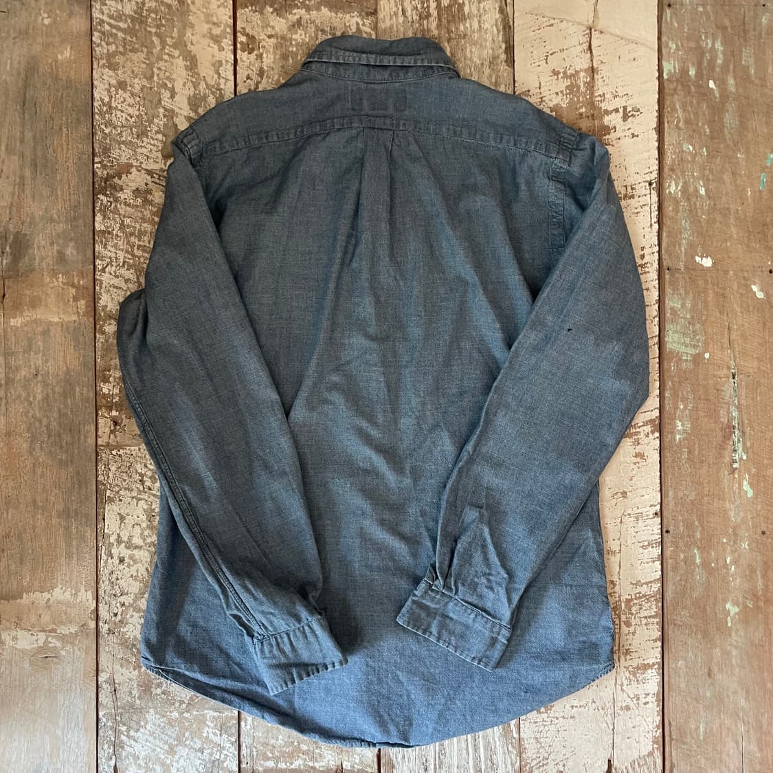 폴로 랄프로렌 클래식핏 샴브레이 셔츠  가벼운 코튼 원단에 버튼다운 카라 상품이미지8