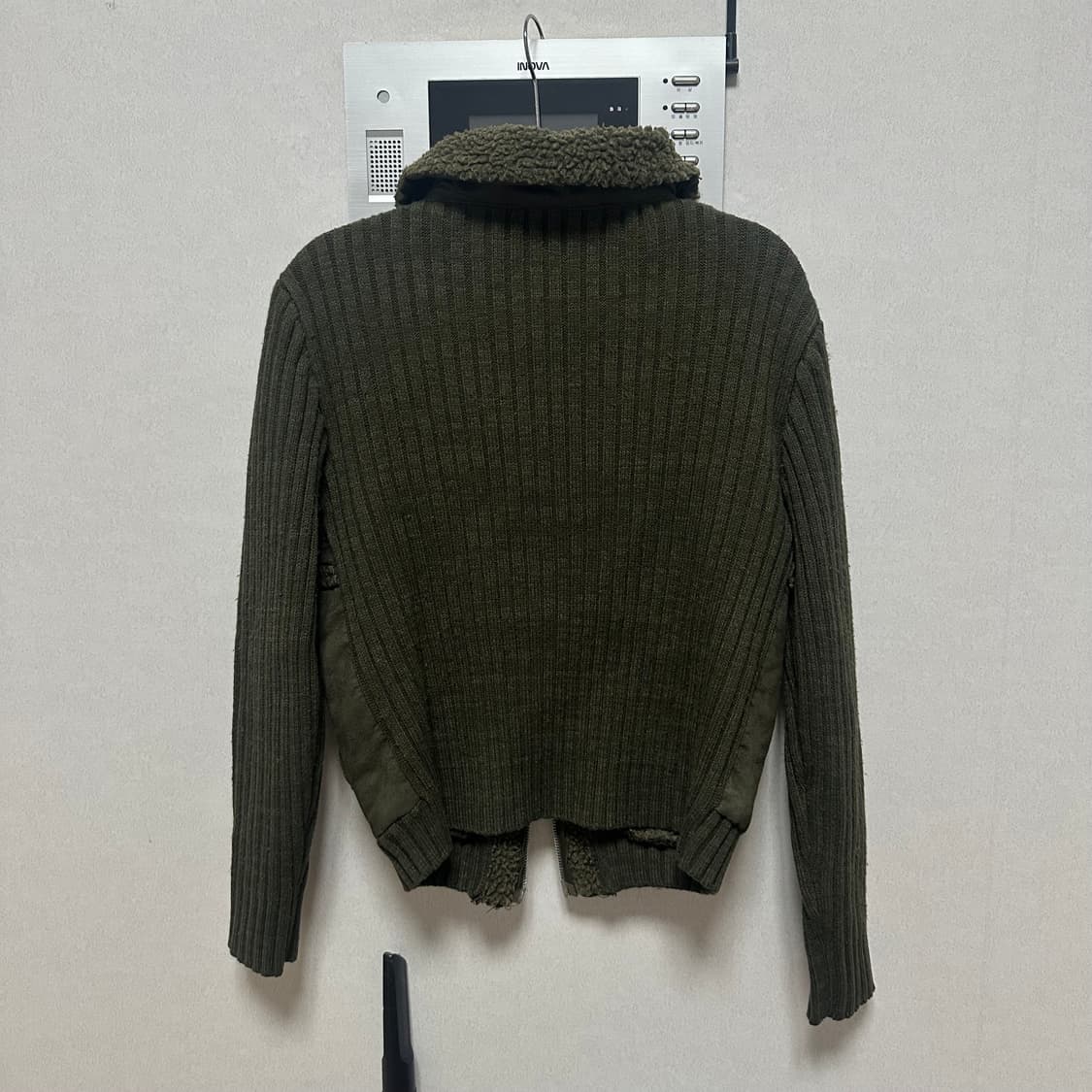 y2k 디테일 니트 집업 상품이미지3