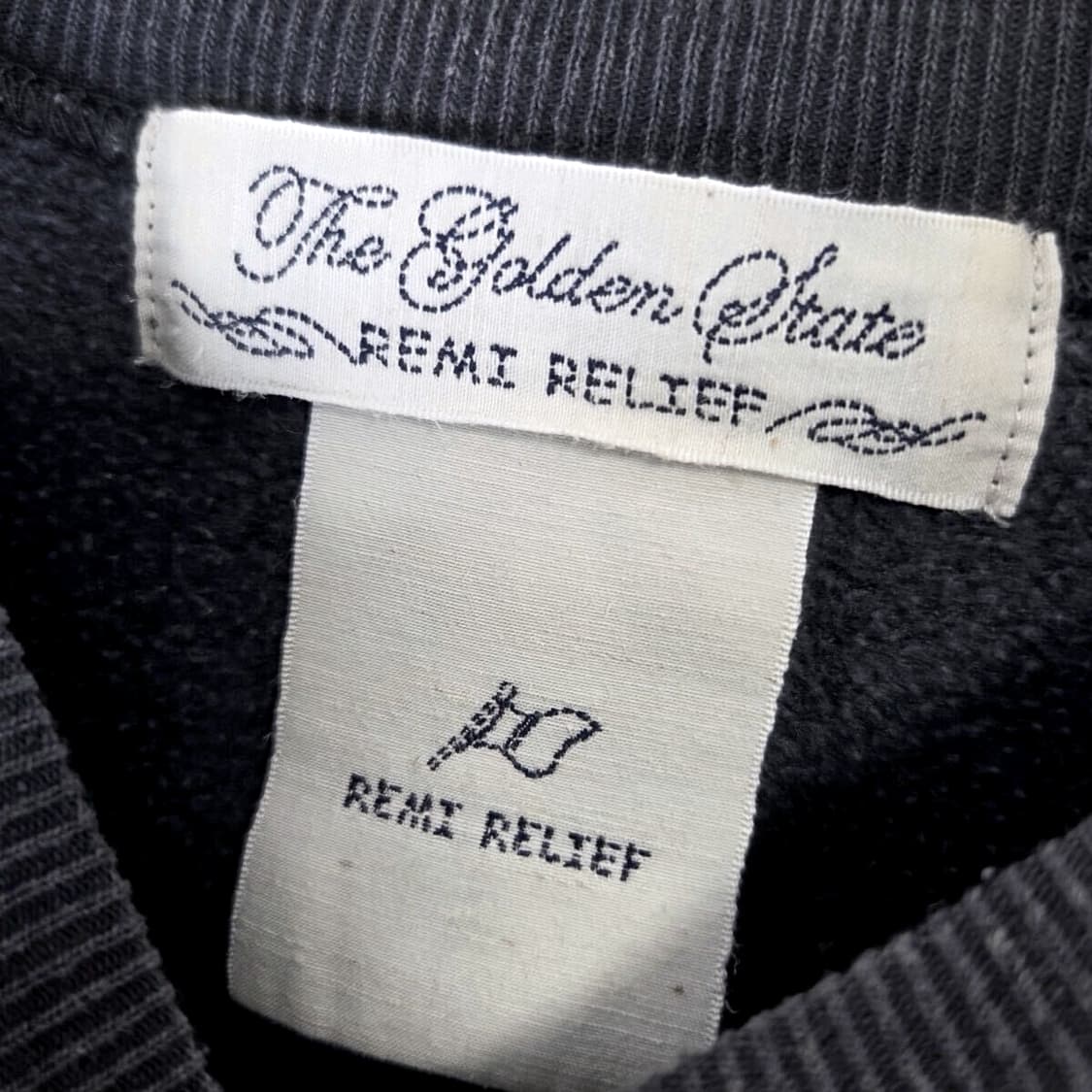 레미 릴리프 빈티지 가공 오버 스웻셔츠 상품이미지6