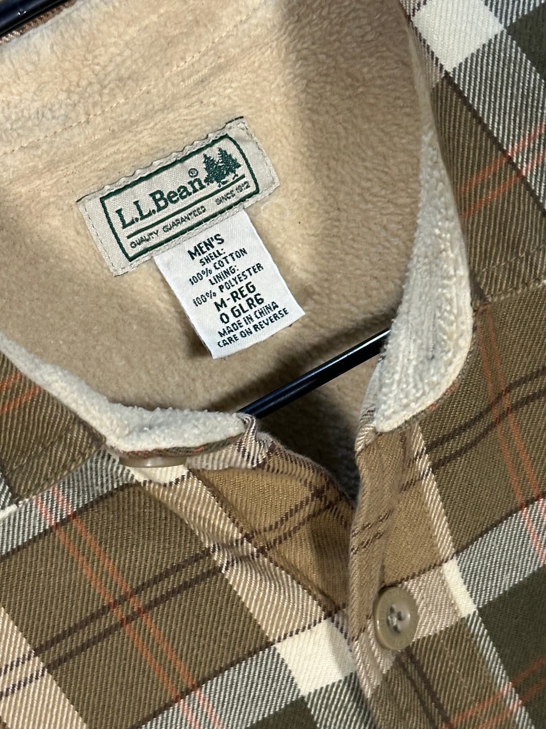 엘엘빈 빈티지 플리스 셔츠 처분  상품이미지4