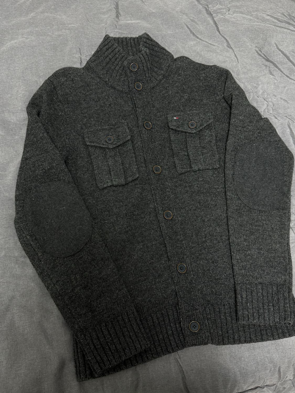 타미힐피거 하이넥 가디건 상품이미지1