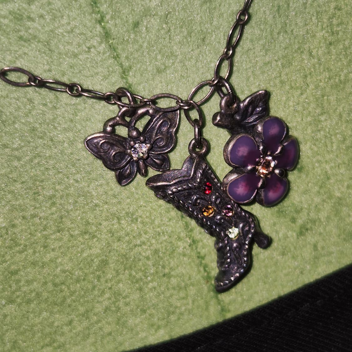 07s 안나수이 실버925 빅토리안 부츠 목걸이 상품이미지8