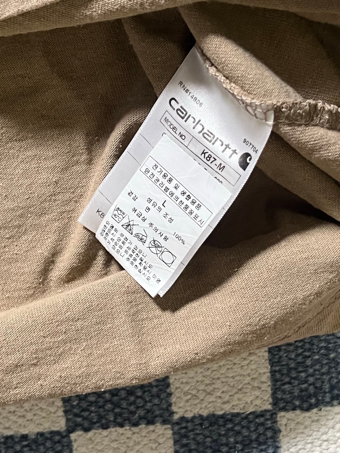 칼하트 루즈핏 포켓 반팔티셔츠 상품이미지2