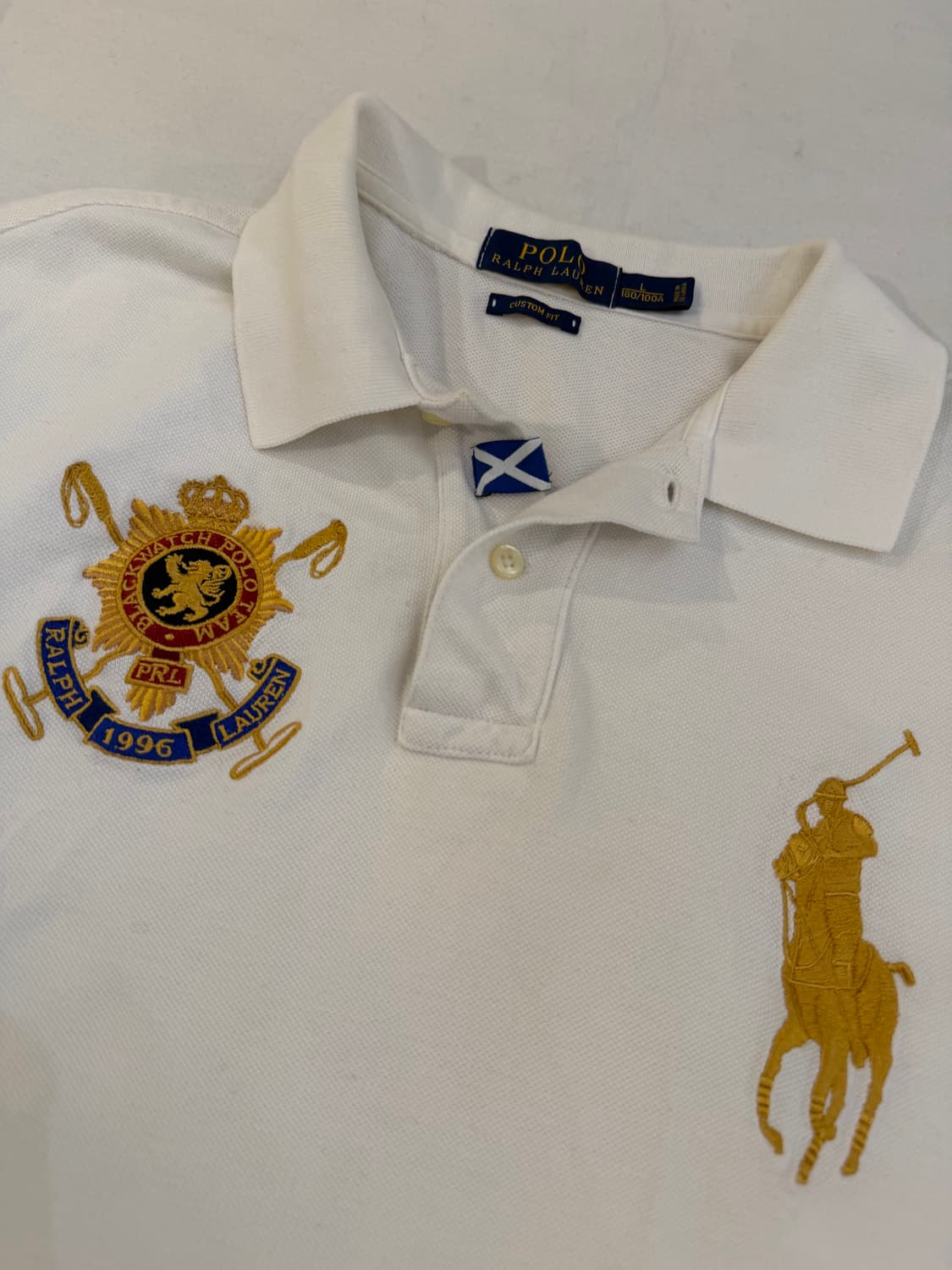 폴로 블랙와치 빅포니 치프키프 카라티 화이트 상품이미지2