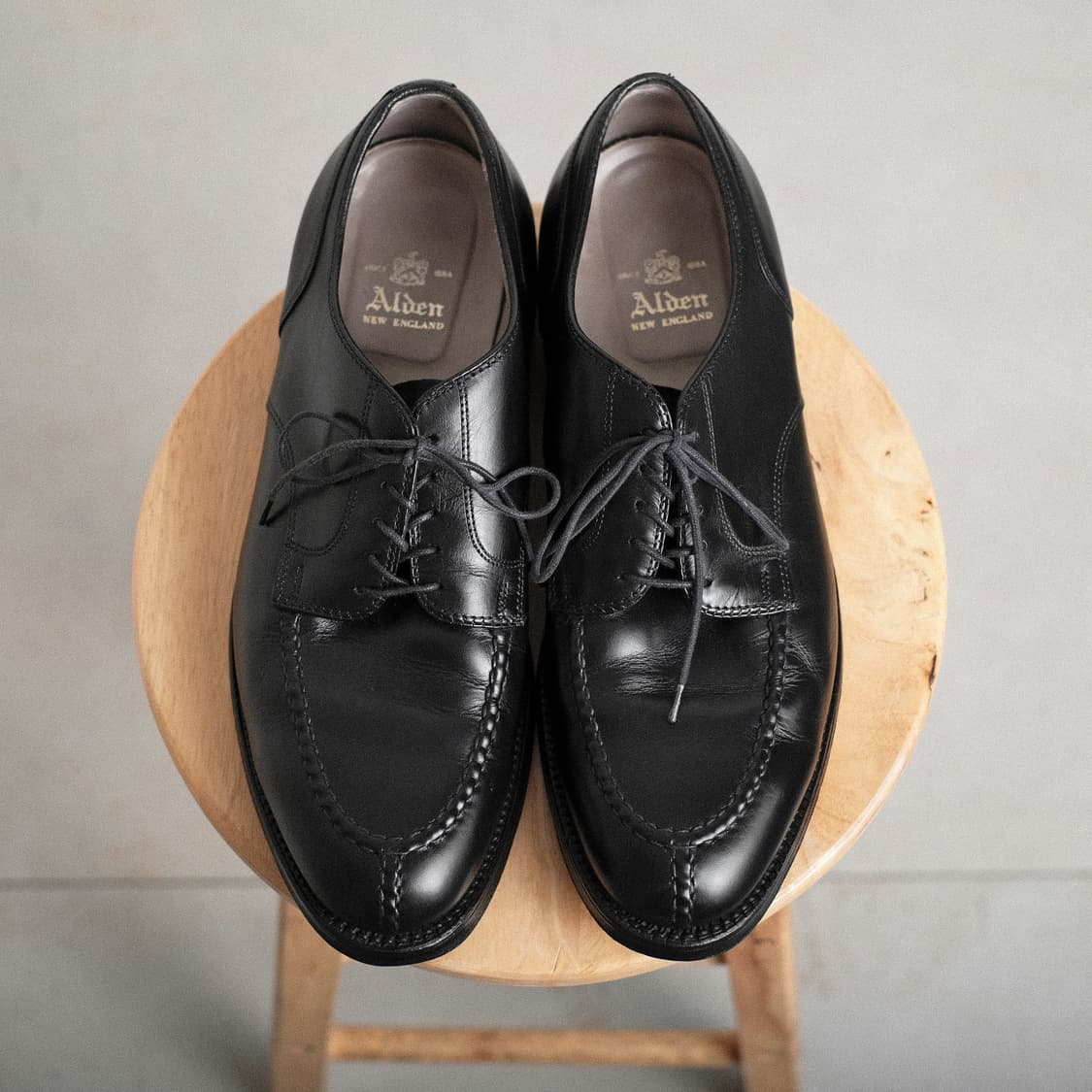 알든 924 10E(285사이즈) 블랙 카프 NST 더비 Y팁 상품이미지7