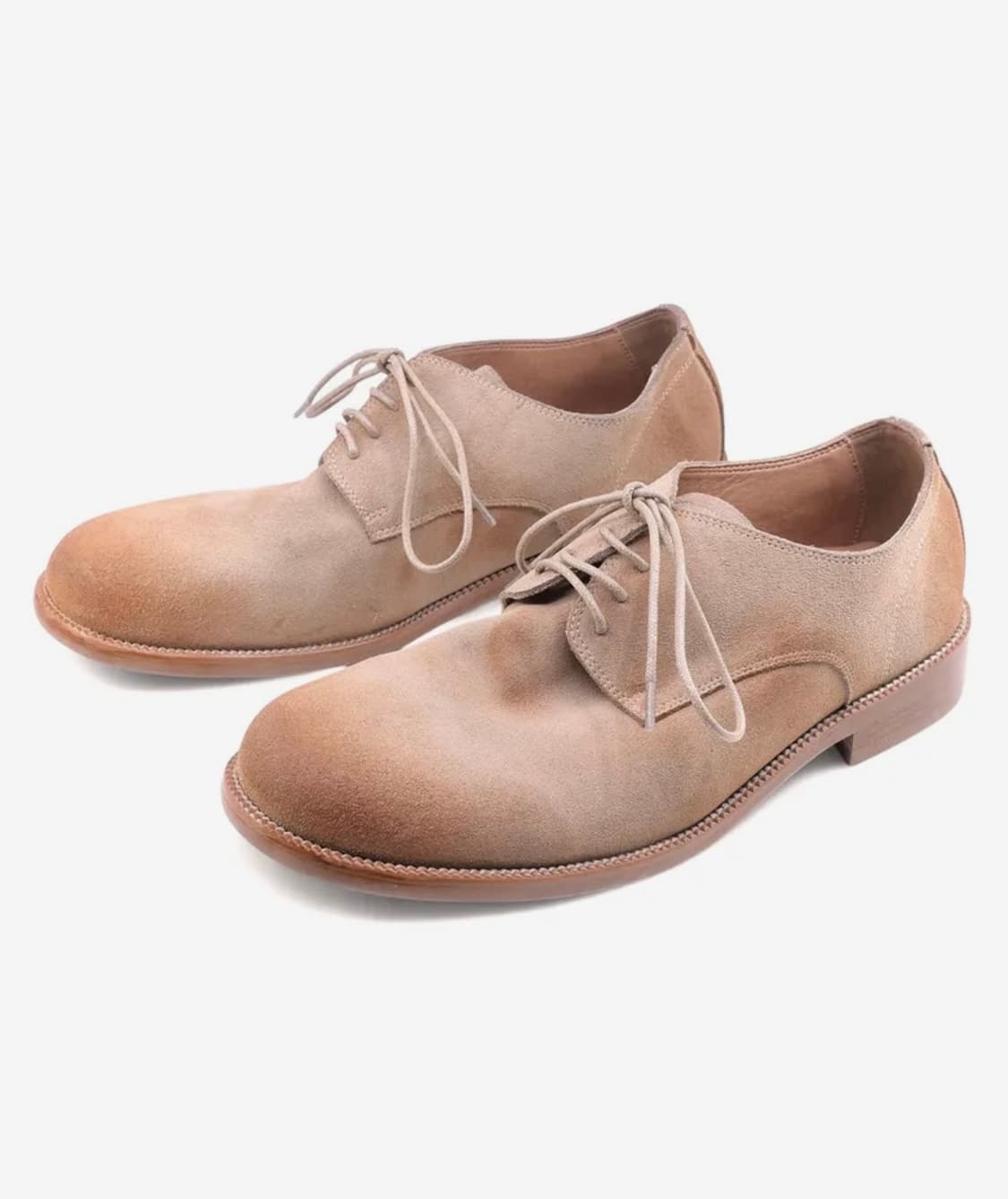 홀리 스웨이드 컴포트 더비 슈즈 샌드 상품이미지3