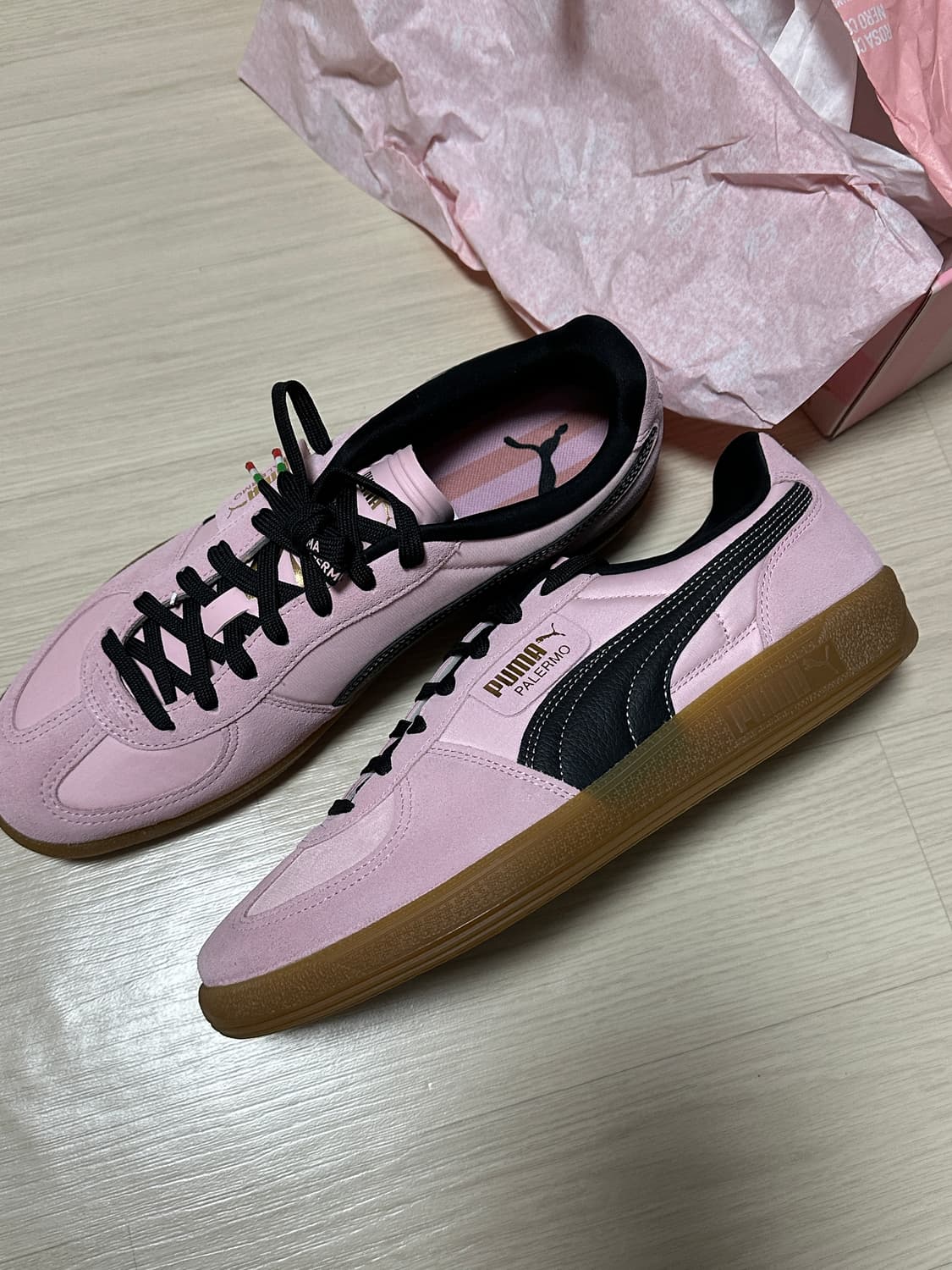 푸마 팔레르모 핑크 새제품 295 상품이미지1