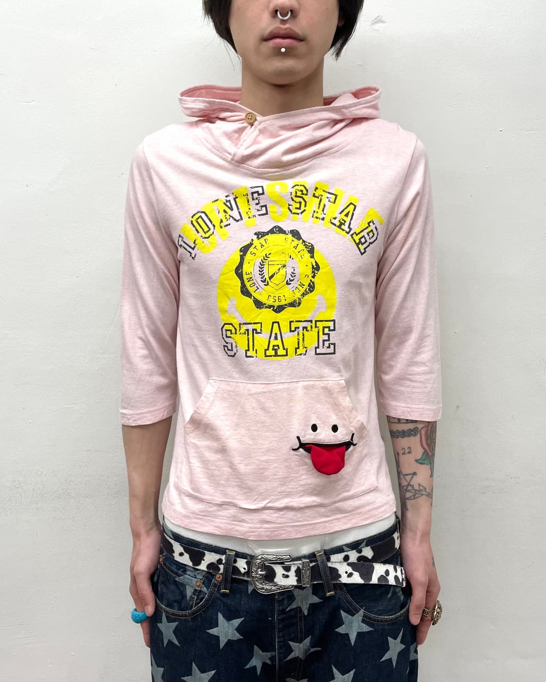 High-neck Merong Pink Half Sleeve 상품이미지1