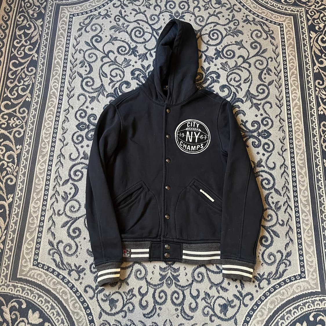 S 폴로 후드 바시티 자켓/W2350 상품이미지1