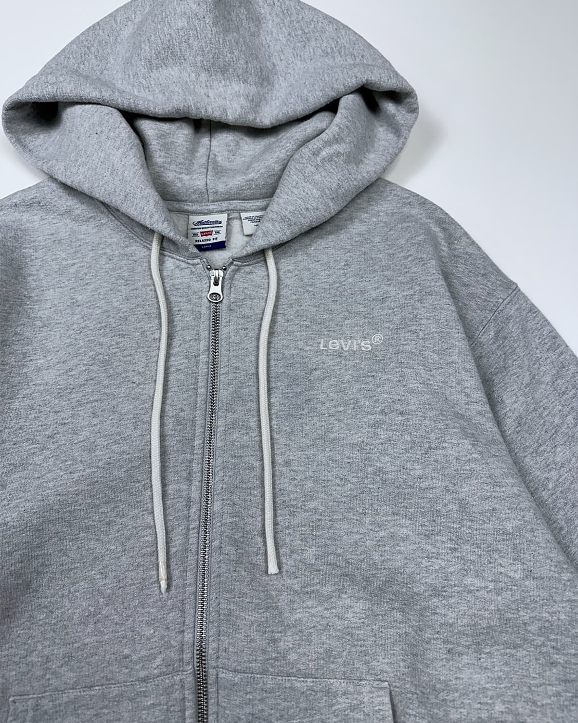 리바이스 어센틱 기모 후드집업 상품이미지4