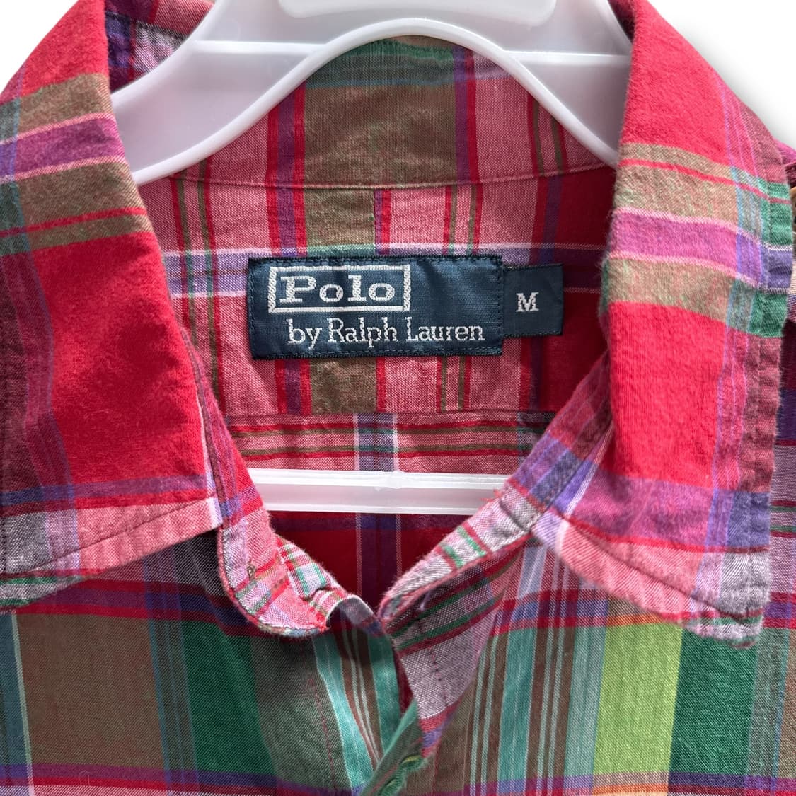 [M] 폴로 마드라스 체크 반팔셔츠 상품이미지5