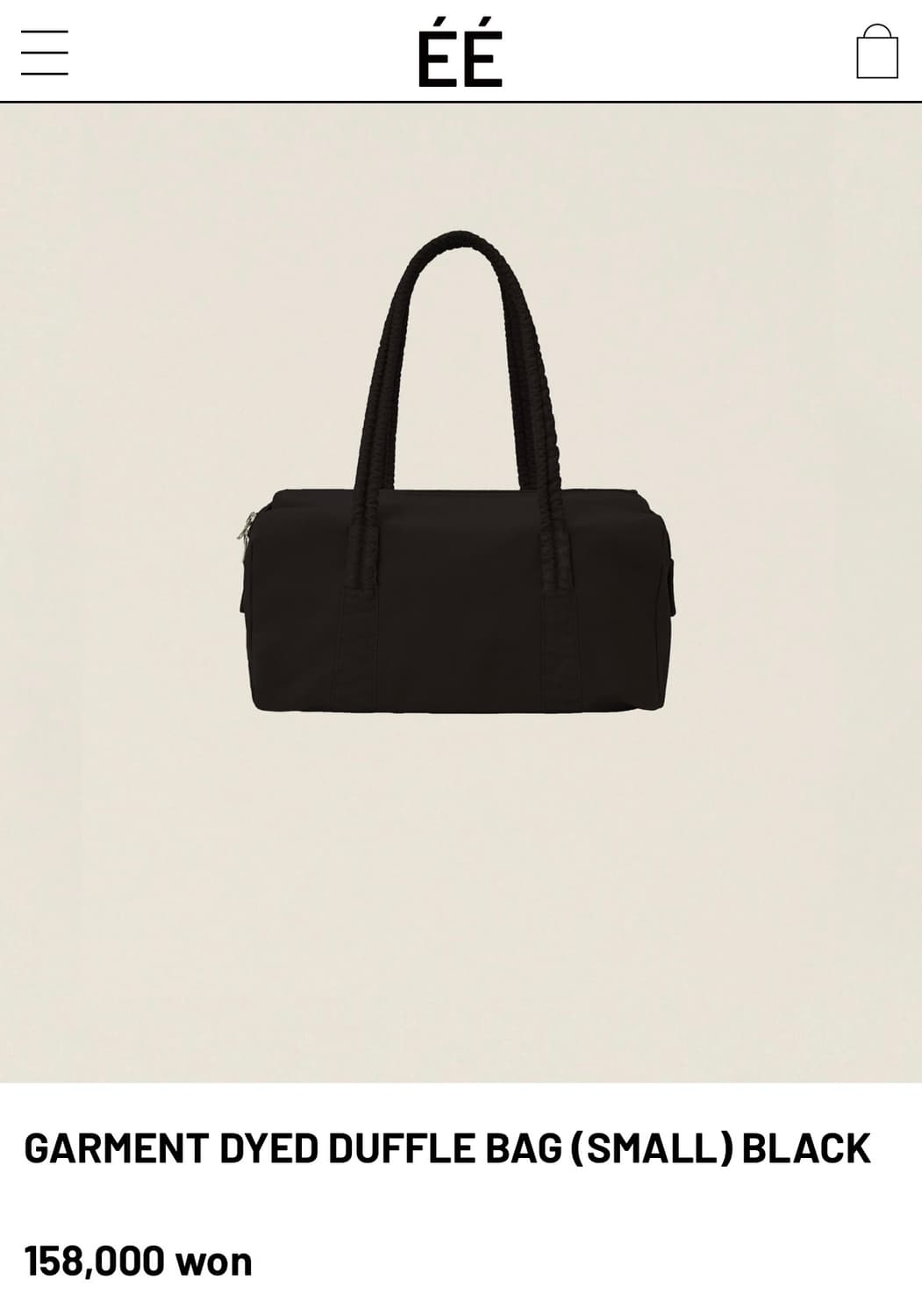 ee 누마레 가먼츠 더플백 S 상품이미지1