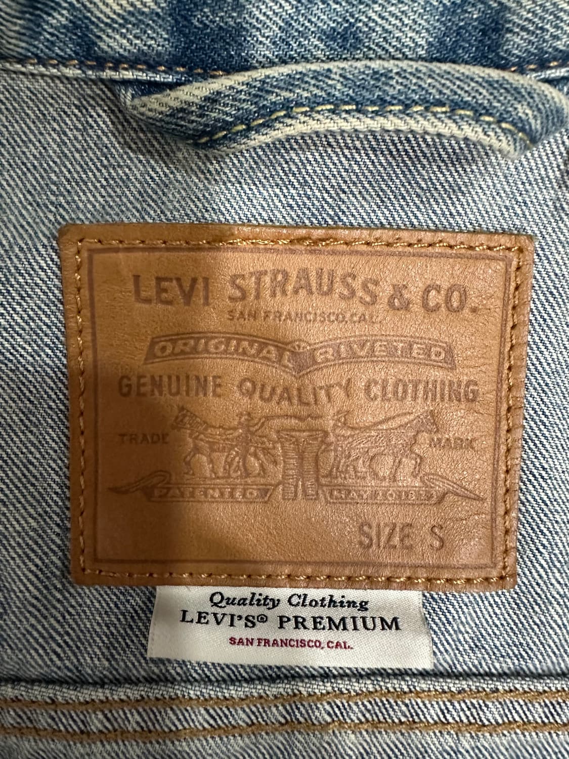 리바이스 데님 트러커 연청자켓 S 상품이미지3