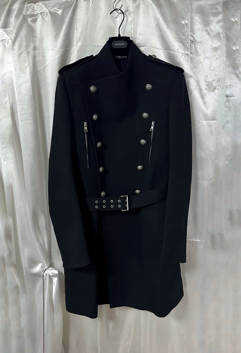 발망 옴므 AW13 벨티드 나폴레옹 코트 상품이미지1