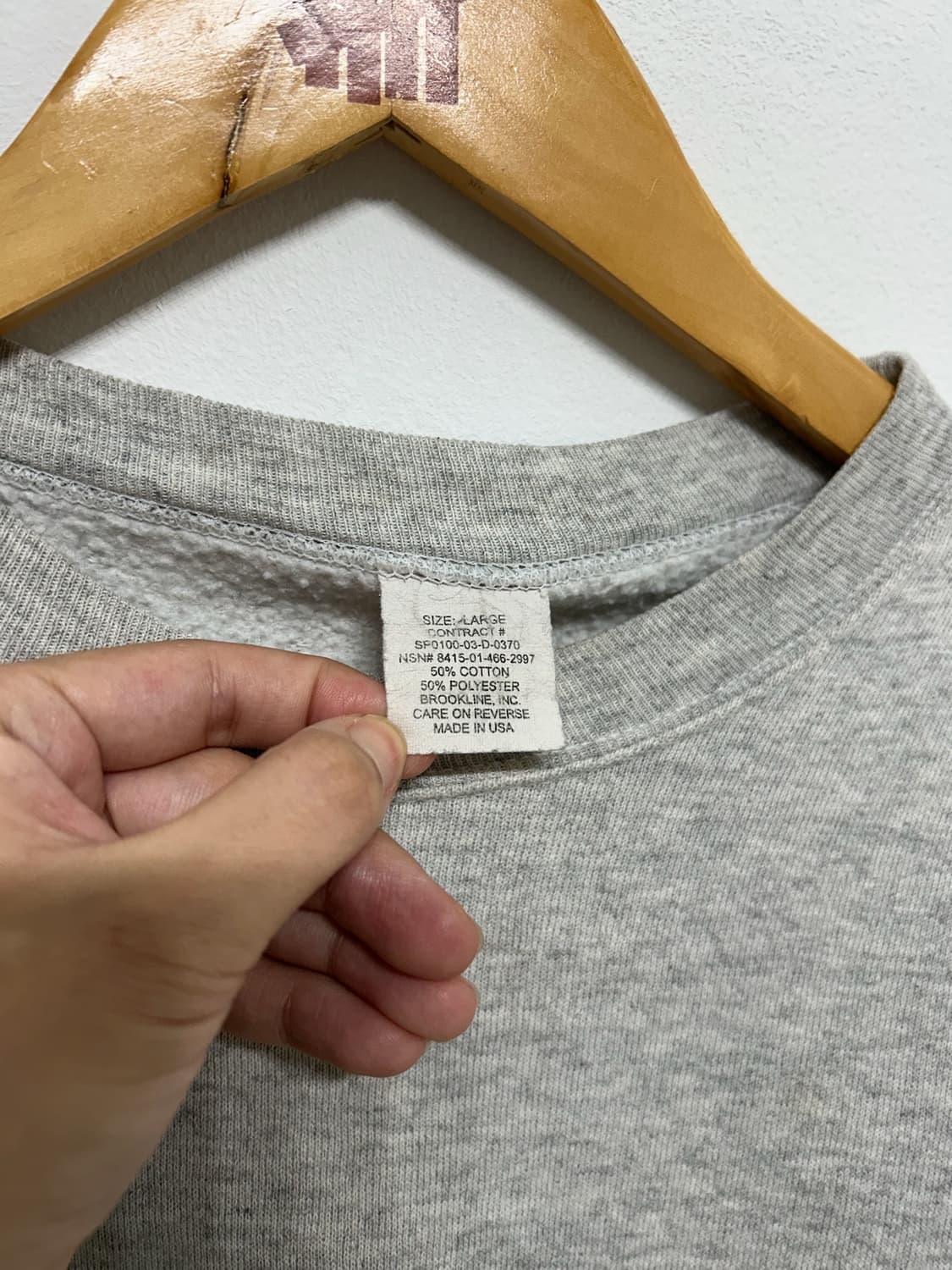00's U.S Army  Sweatshirt. 상품이미지4