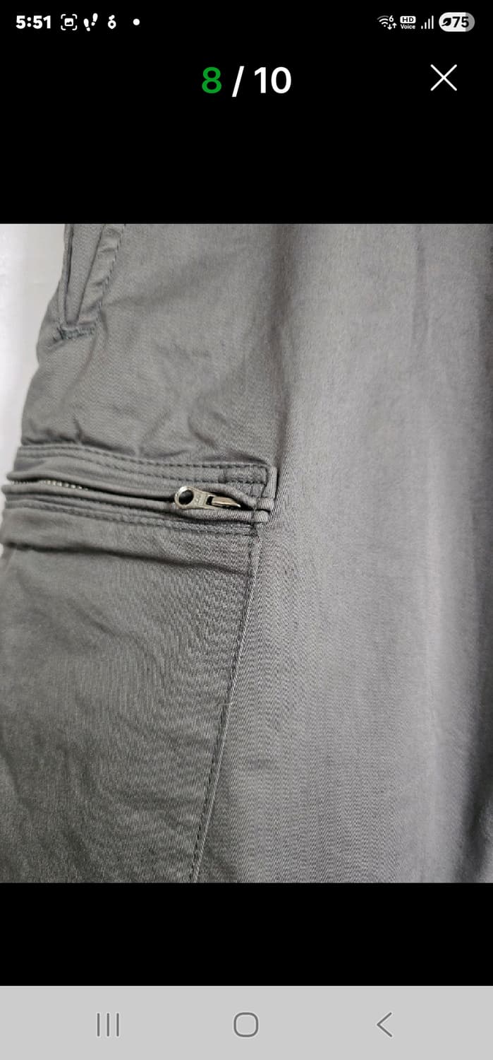 스톤아일랜드 시그니처 아이템인 와펜 카고 팬츠  상품이미지8