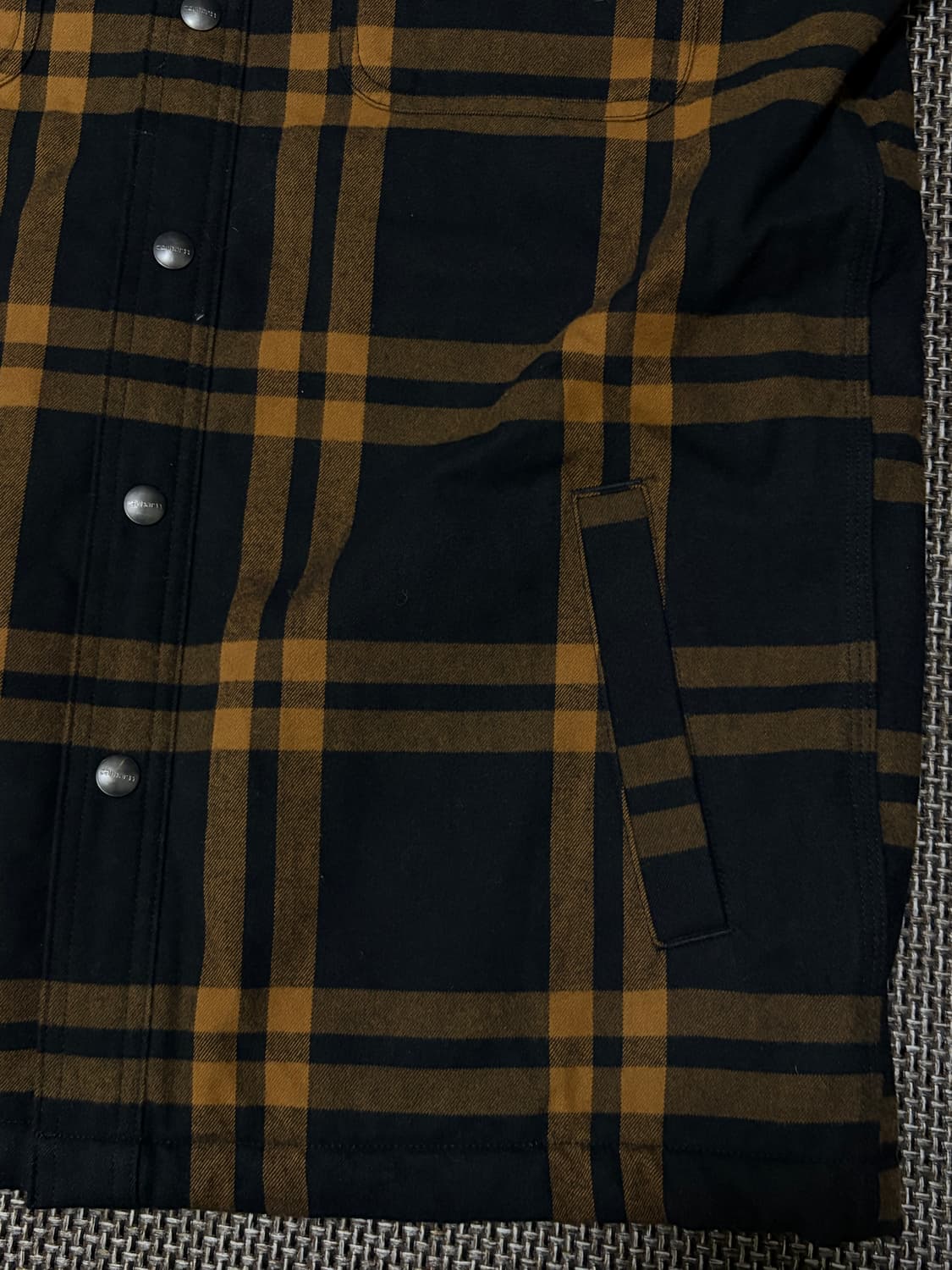 칼하트 양털 헤비 체크  쉐르파 자켓 상품이미지3