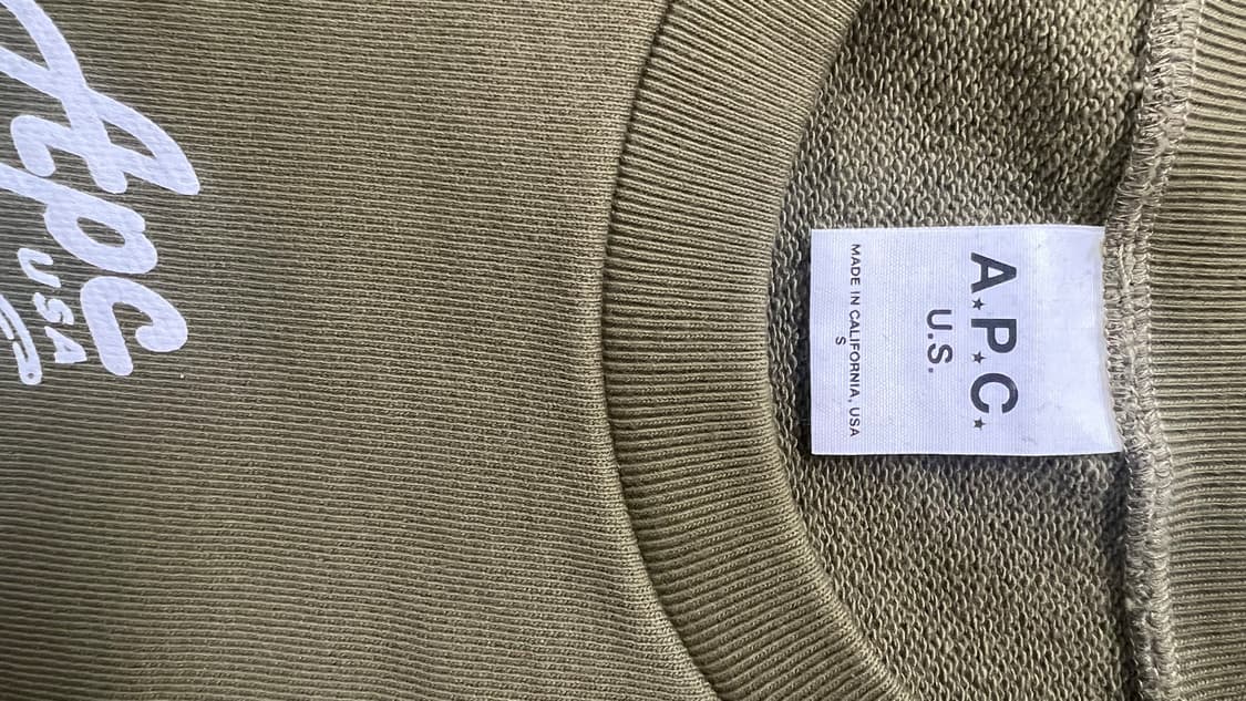 APC US 그래픽 맨투맨 상품이미지4