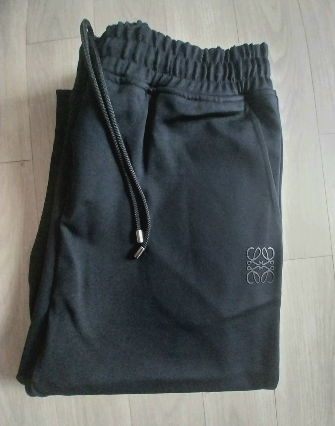 로에베  가죽 트리밍 코튼 저지 스웨트 팬츠 상품이미지8