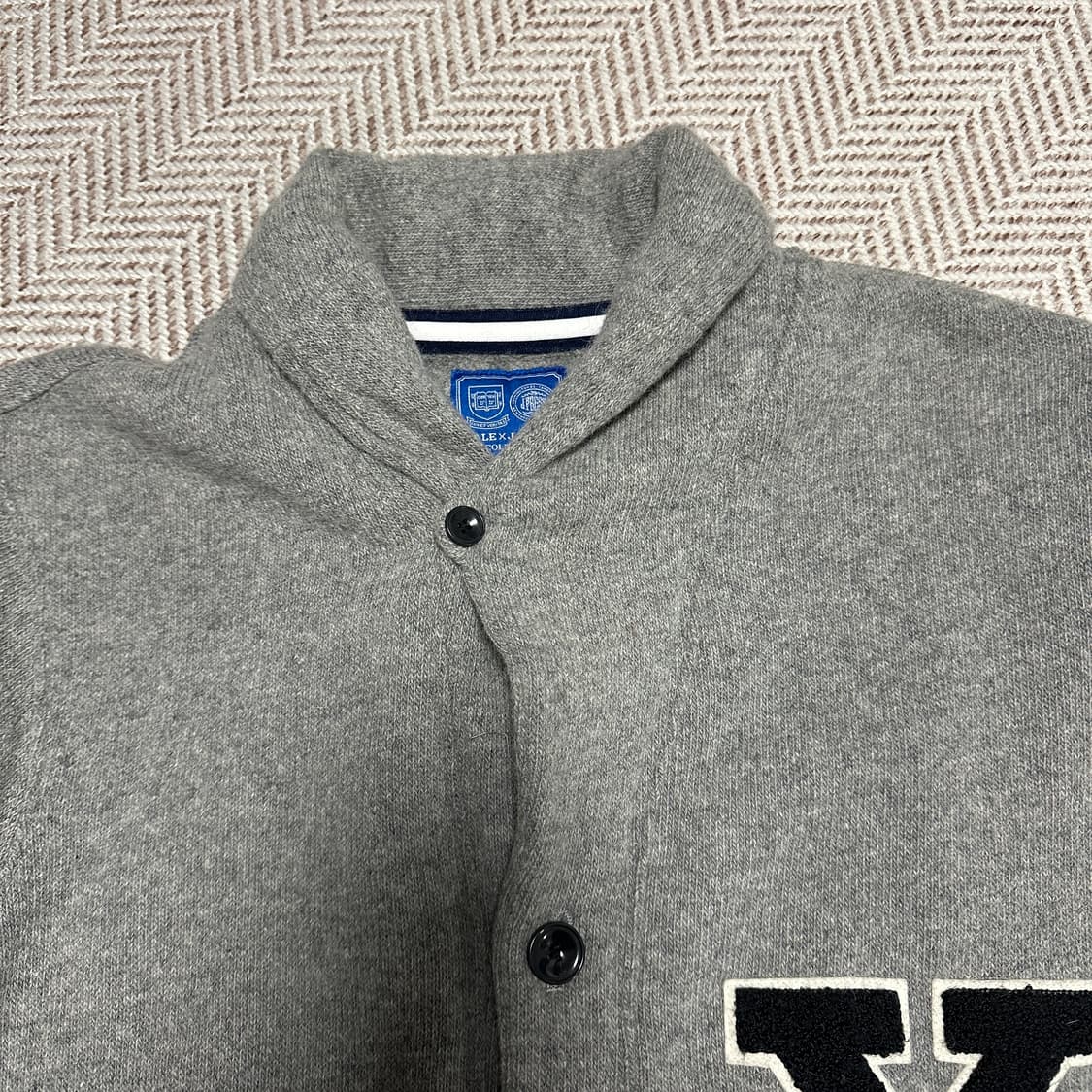 YALE X J. PRESS classic knit jacket 상품이미지3