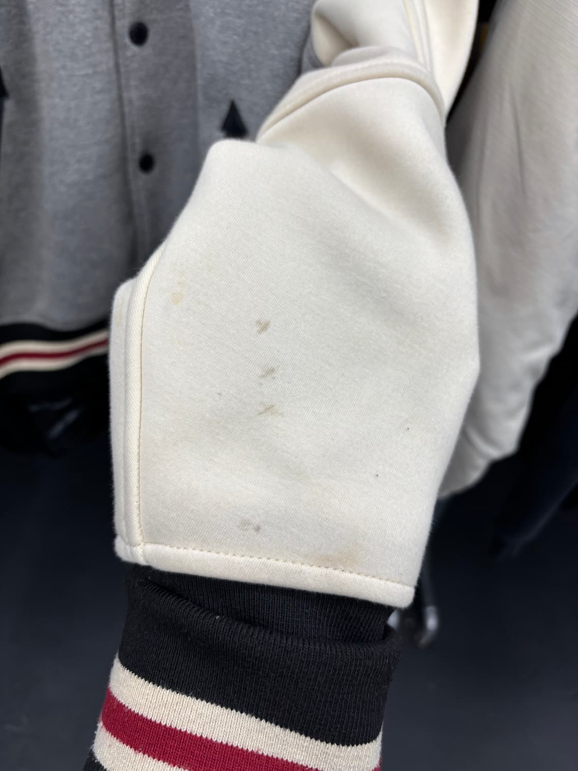 밴슨 레더 TFOA 후디 바시티 자켓 상품이미지10