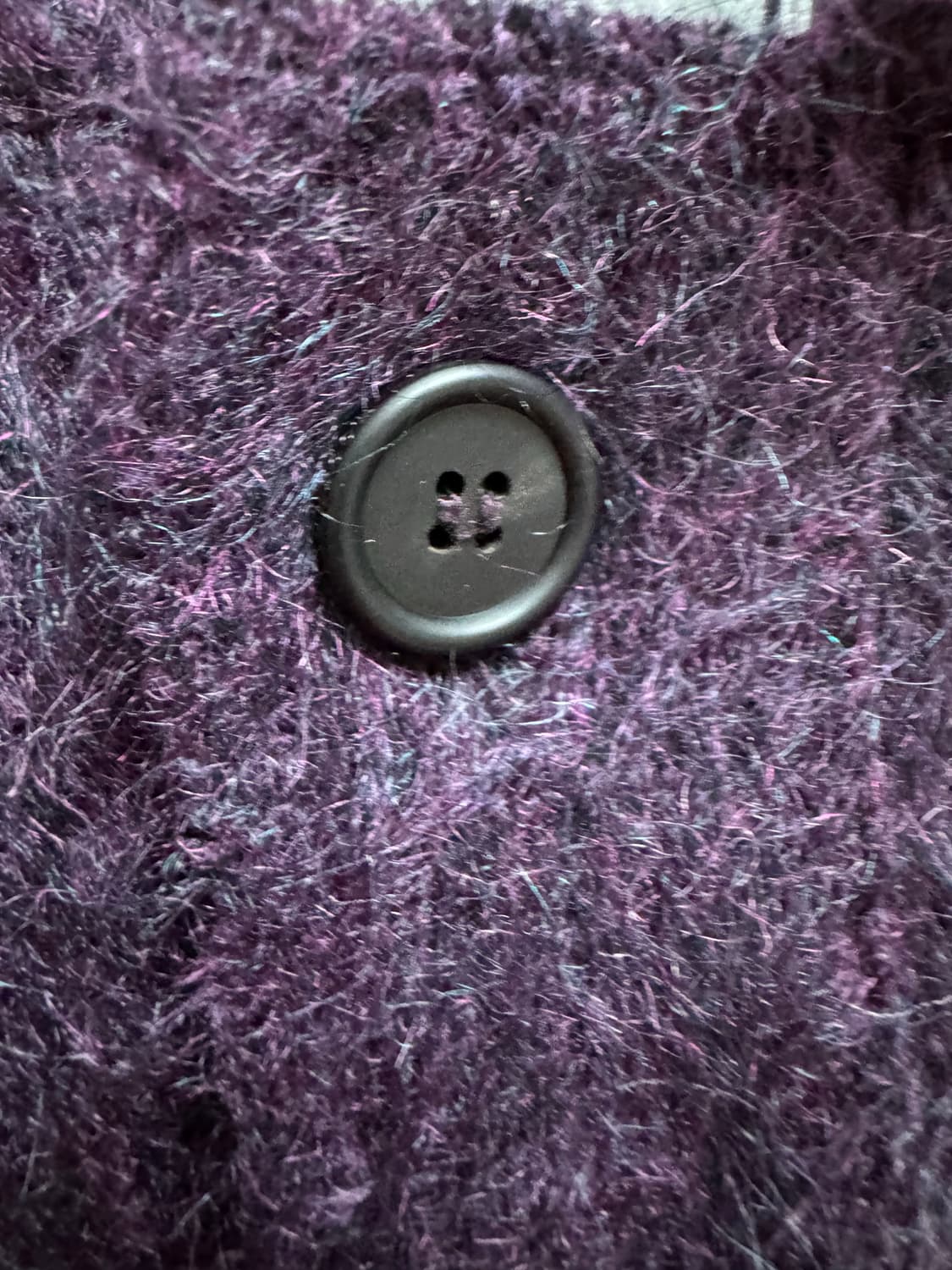 우영미 모헤어 바이올렛 퍼플 니트 판매합니다! 상품이미지6