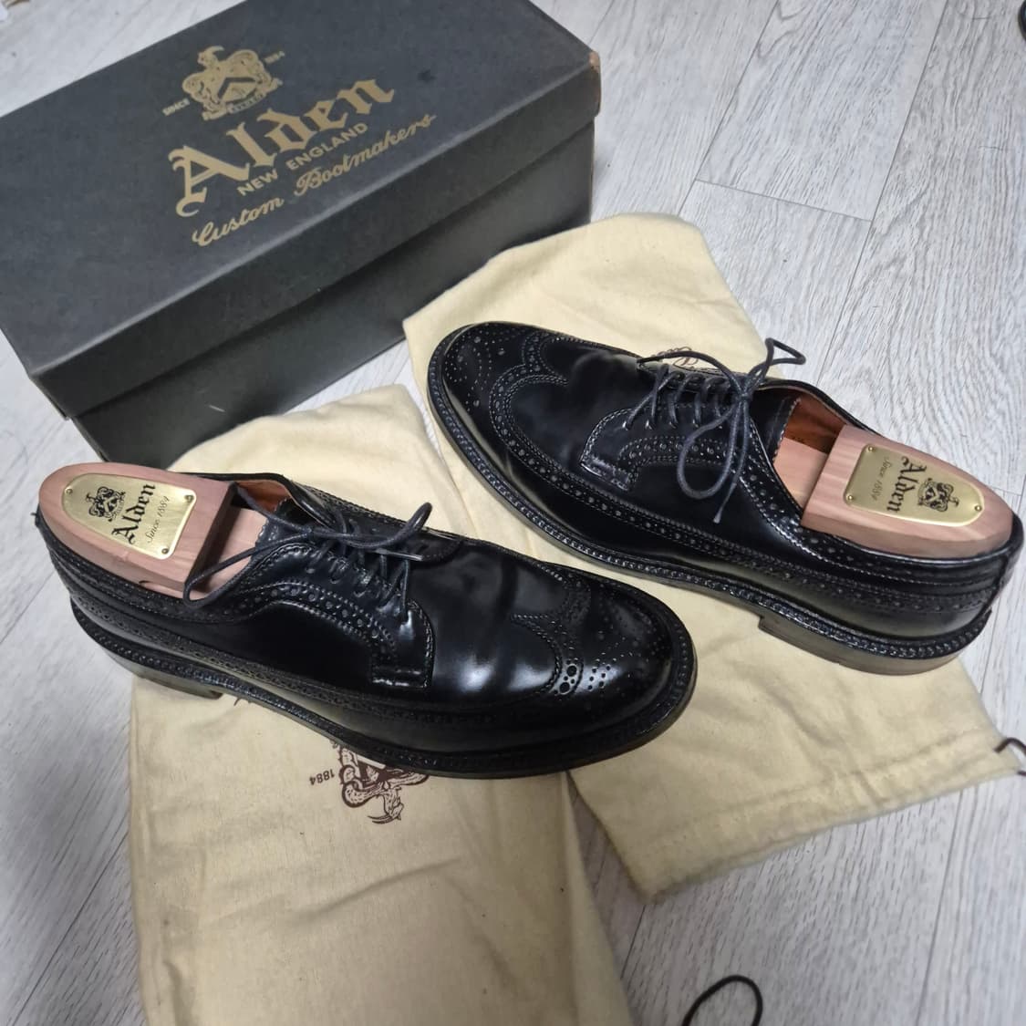 [7.5D] 알든 9751 롱윙팁 코도반/ 크로켓앤존스 에드워드그린 버윅 상품이미지7