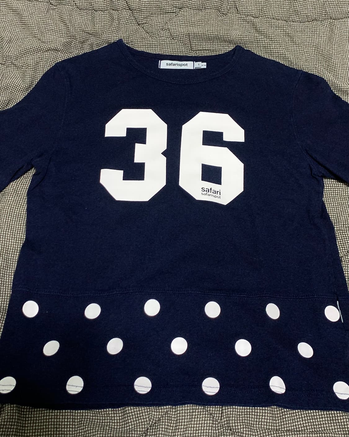사파리스팟 1/2 REC RUIT INDIGO DOTS TEE 인디고 상품이미지2
