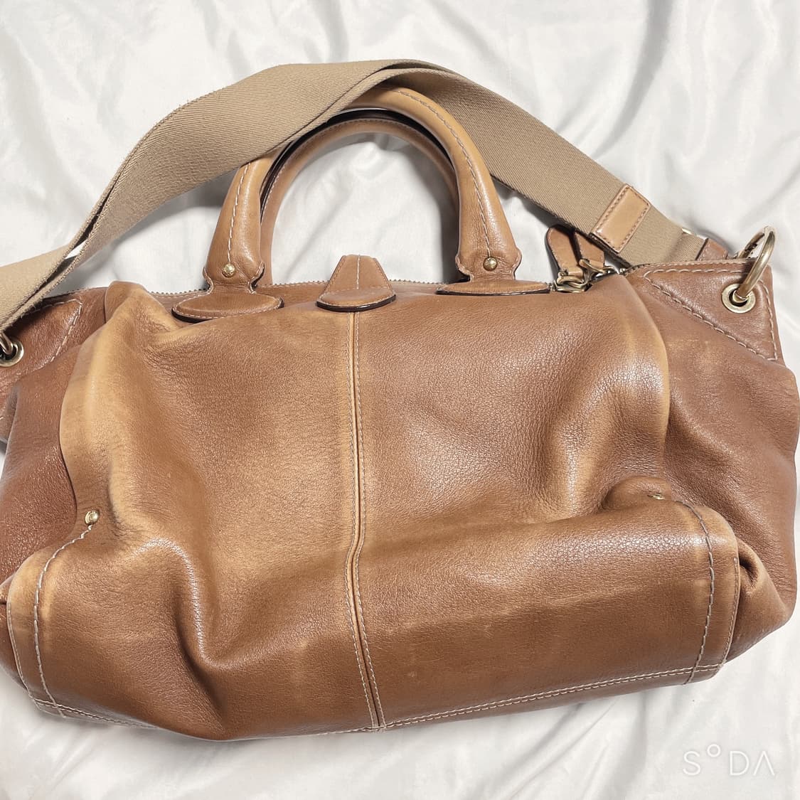 발리 가죽 토트백 브라운 상품이미지8