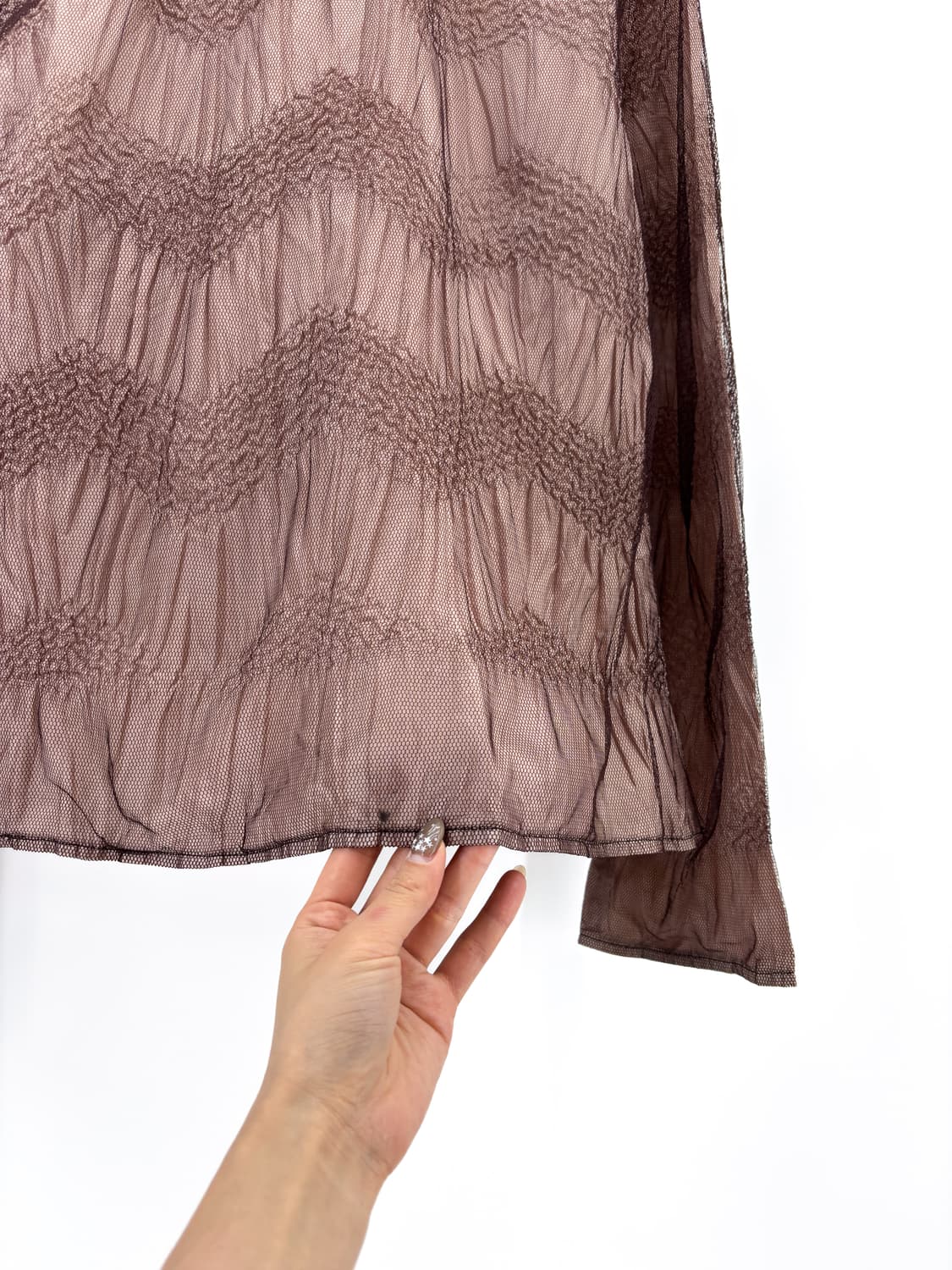 빈티지 주름 시어 블라우스 상품이미지9