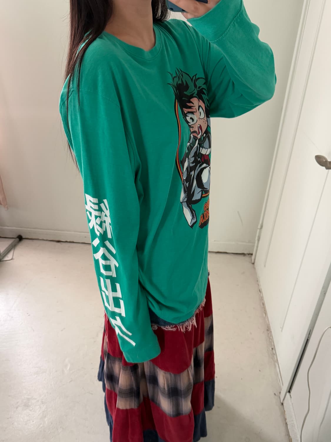 나의 히어로 아카데미 미도리야 애니 롱슬리브 상품이미지3