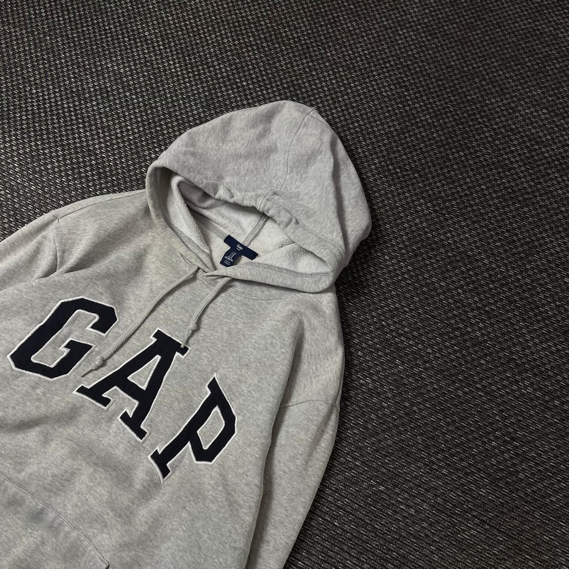 갭 그레이 빅로고 후드티 M 상품이미지5