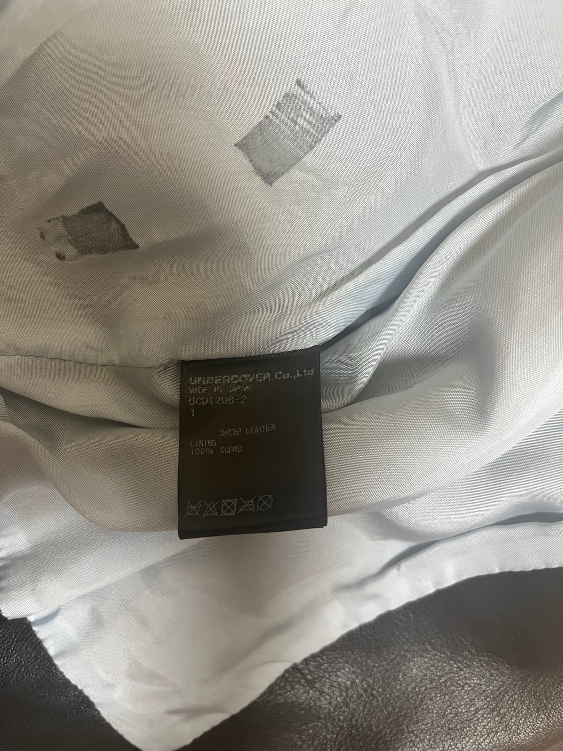 언더커버 신디셔먼 쉽스킨 레더자켓 상품이미지5